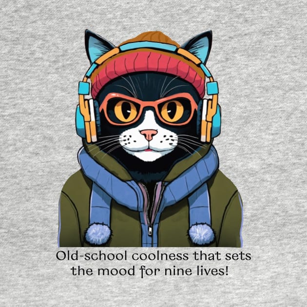 Black Cat .Old-school coolnes that sets the mood for nine lives by Mariia Tsymbala